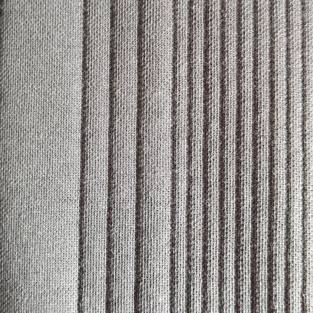 Claiborne Men's Short-Sleeve Ribbed Crew Neck Shirt. Size L. Gray - Picture 4 of 6